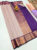 High Fancy Kanjivaram Silk Saree Mix Light Purple Color w/ Blouse