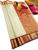 High Fancy Kanjivaram Silk Saree Mix Off White Color w/ Blouse