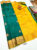 Latest Design K.M.D Soft 75% Pure Silk Saree Bottle Green Color w/ Blouse