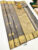 K.M.D Soft 75% Pure Silk Saree Cement Color w/ Blouse