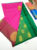 Trendy New Design K.M.D Soft 75% Pure Silk Saree Dark Rose Color w/ Blouse