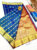 K.M.D Soft 75% Pure Silk Saree Ink Blue Color w/ Blouse