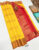 K.M.D Soft 75% Pure Silk Saree Lemon Yellow Color w/ Blouse