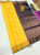 K.M.D Soft 75% Pure Silk Saree Light Yellow Color w/ Blouse