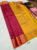 K.M.D Soft 75% Pure Silk Saree Magenta Color w/ Blouse
