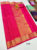 Unique Design K.M.D Soft 75% Pure Silk Saree Magenta Color w/ Blouse