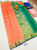 Unique Design K.M.D Soft 75% Pure Silk Saree Orange Color w/ Blouse
