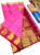 Mango Design K.M.D Soft 75% Pure Silk Saree Pink Color