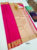 New Design K.M.D Soft 75% Pure Silk Saree Pink Color w/ Blouse