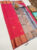 K.M.D Soft 75% Pure Silk Saree Pink Color w/ Blouse