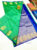 Trendy Mango Design K.M.D Soft 75% Pure Silk Saree Pista Green Color w/ Blouse
