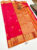 K.M.D Soft 75% Pure Silk Saree Red Color w/ Blouse