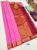 Unique Design K.M.D Soft 75% Pure Silk Saree Rose Color w/ Blouse