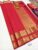 Latest Design K.M.D Soft 75% Pure Silk Saree Red Color w/ Blouse