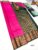 K.M.D Soft 75% Pure Silk Saree Rose Color w/ Blouse