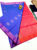K.M.D Soft 75% Pure Silk Saree Blue Color w/ Blouse