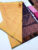 Latest Design K.M.D Soft 75% Pure Silk Saree Gold Color w/ Blouse