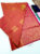 Beautiful Design K.M.D Soft 75% Pure Silk Saree Peach Color w/ Blouse