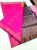 K.M.D Soft 75% Pure Silk Saree Rose Color w/ Blouse