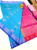 K.M.D Soft 75% Pure Silk Saree Sky Blue Color w/ Blouse