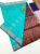K.M.D Soft 75% Pure Silk Saree Sky Blue Color w/ Blouse