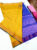 New Trendy Design K.M.D Soft 75% Pure Silk Saree Yellow Color w/ Blouse