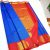Kanchipuram Korvai Pure Silk Saree New Arrival Five Design Peacock Navy Blue w/ Candy Red Color