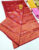 Kanjivaram Semi Silk Saree Apple Red Color w/ Blouse