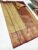 Different Mango Design Kanchi Semi Silk Saree Light Brown Color w/ Blouse
