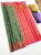 Copper Zari work Kanjivaram Semi Silk Saree Bottle Green Color