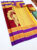 New Flower Design Kanjivaram Semi Silk Saree Kumkum Red Color w/ Blouse