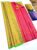 Latest Design Kanjivaram Semi Silk Saree Lemon Yellow Color