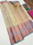 Kanjivaram Semi Silk Saree Light Gray Color w/ Blouse