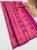 Beautiful Design Kanjivaram Semi Silk Saree Magenta Color w/ Blouse