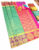 Latest Design Kanjivaram Semi Silk Saree Pista Green Color w/ Blouse