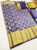 New Trendy Design Kanjivaram Semi Silk Saree Purple Color w/ Blouse