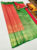 Mango Design Kanchi Semi Silk Saree Red Color w/ Blouse