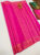 New Border Kanjivaram Semi Silk Saree Rose Color w/ Blouse