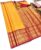 Unique Design Kanchi Semi Silk Saree Yellow Color w/ Blouse