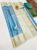 New Design Kanjivaram Pure Wedding Silk Saree Blue Color w/ Blouse