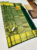 Peacock and Mango & Flower Design Kanjivaram Pure Wedding Silk Saree Bottle Green Color w/ Blouse