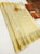 New Design Kanjivaram Pure Wedding Silk Saree Butter Yellow Color w/ Blouse