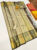 Trendy Kanjivaram Pure Wedding Silk Saree Cement Gray Color w/ Blouse