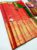 Big Border Kanjivaram Pure Wedding Silk Saree Chilli Red Color w/ Blouse