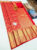 Beautiful Birds Design Kanjivaram Pure Wedding Silk Saree Chilli Red Color w/ Blouse