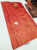 New Design Kanjivaram Pure Wedding Silk Saree Chilli Red Color w/ Blouse