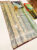 New Design Kanjivaram Pure Wedding Silk Saree Cream and Off White Color w/ Blouse