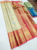 New Design Kanjivaram Pure Wedding Silk Saree Cream Color w/ Blouse