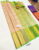 Kanjivaram Pure Wedding Silk Saree Cream Color w/ Blouse