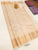New Design Kanjivaram Pure Wedding Silk Saree Cream Color w/ Blouse